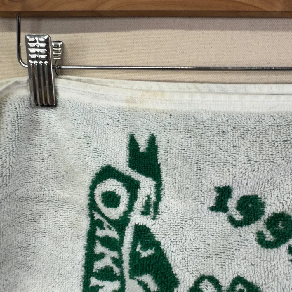 Vintage 1994 US Open Oakmont County Club Golf Towel Green White PGA Decor